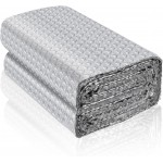 Reflective  Foil Insulation, Double Reflective Bubble Insulation Sheet, Aluminum Foil Bubble Shield, Reflective Window Insulation Radiant Barrier Roll for RV Windows Weatherproofing(23.6''x 10Ft)