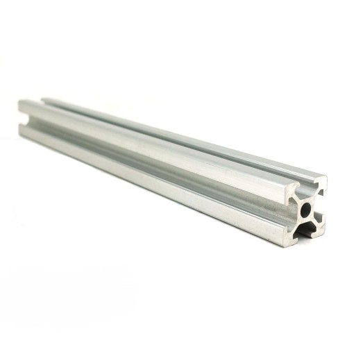 SANTIE 200mm T-Slot Aluminum Profile - 1 PC 20x20mm Silver 2020 Extrusion with European Standard Linear Rail and 6mm T-Slot Cut