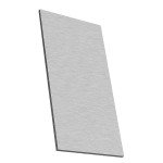 1/4 Inch 6""x12"" Aluminum Sheet 6061-T6 Aluminum Sheet Metal, Building Products Plain Aluminum Plate Covered with Protective Film, Heat-Treatable and Corrosion Resistant, Silvery