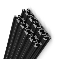 10PCS T Slot 2024 Aluminum Extrusion European Standard 200mm(7.8’’) Length Anodized Extruded Aluminum for CNC DIY 3D Printer and Industrial Bracket Making